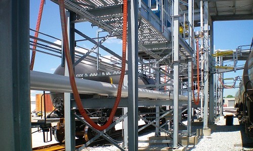 لوله کشی در Pipe Rack
